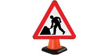 Sign Cone 750mm Men at Work