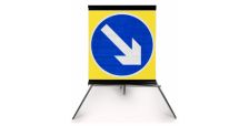 Sign Roll-up 750mm Keep Left/Right