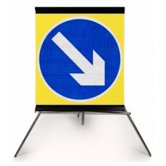Sign Roll-up 750mm Keep Left/Right