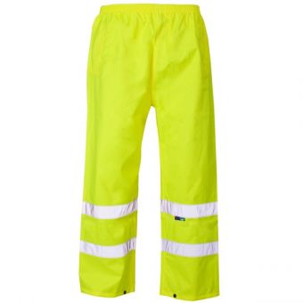 Hi-Viz Waterproof Trousers Medium Yellow