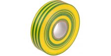 Tape PVC Green/Yellow 19mm x 20m