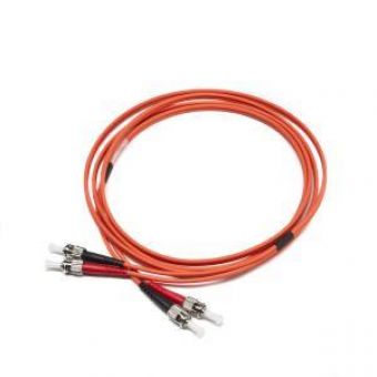 Fibre Patch Lead Duplex Multimode ST-ST OM2 50 LSZH Orange 1 metre