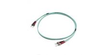 Fibre Patch Lead Duplex Multimode ST-ST OM3 50 LSZH Aqua 1 metre