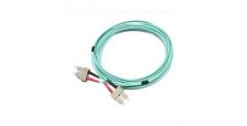 Fibre Patch Lead Duplex Multimode SC-SC OM3 50 LSZH Aqua 3 metre