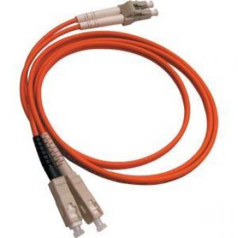 Fusion LC-SC Duplex Patch Cord 50/125um, 2M