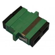 Fibre Adaptor Duplex SingleMode SC/APC Ceramic Green