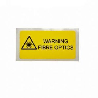 Fibre Laser Warning Label (W)55mmx(L)75mm