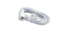 Telephone Extension Leads 4 Way right hand latch male 15metre