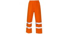 Hi-Viz Waterproof Trousers Medium Orange