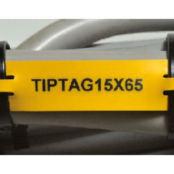Tip Tag Markers 65.0 x 11.0mm Yellow (190)